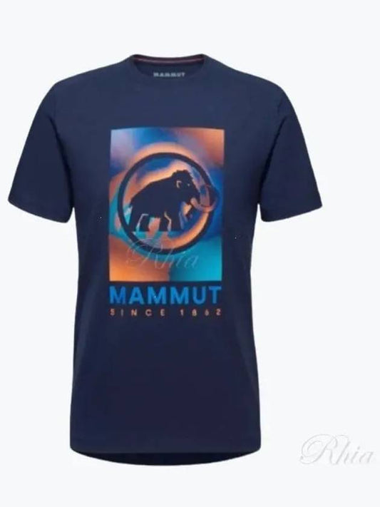 Men's Trovat Short Sleeve T-Shirt Navy - MAMMUT - BALAAN 2