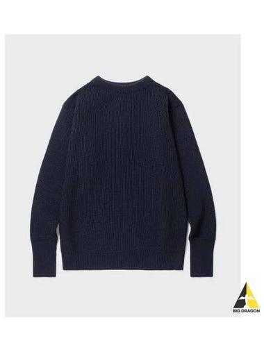 ANDERSEN Sailor Crew Neck Navy Blue - ANDERSEN-ANDERSEN - BALAAN 1