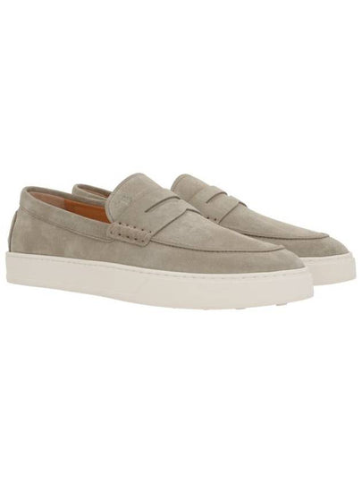 Suede Loafers Grey - TOD'S - BALAAN 2