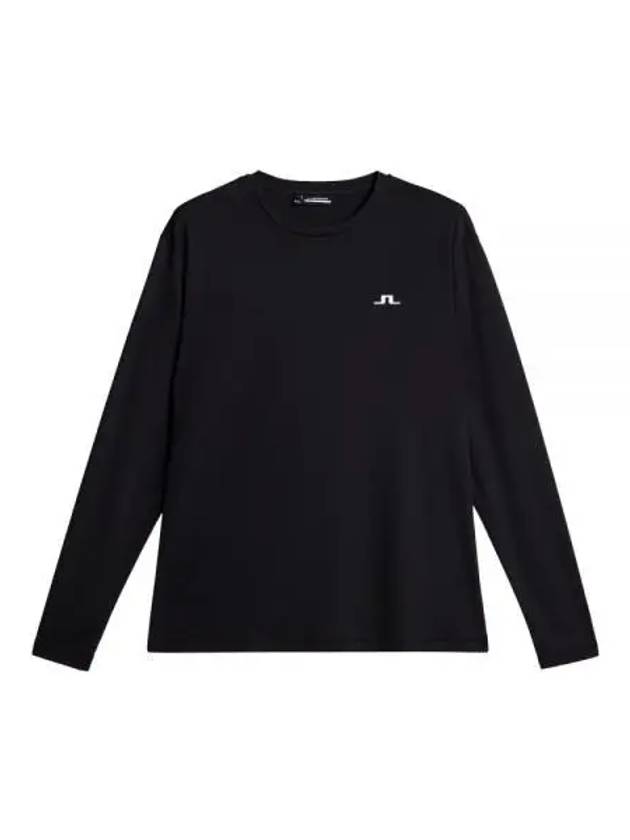 Ade Logo Long Sleeve T-Shirt Black - J.LINDEBERG - BALAAN 2