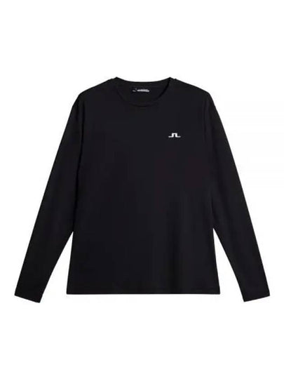 Ade Logo Long Sleeve T-Shirt Black - J.LINDEBERG - BALAAN 2