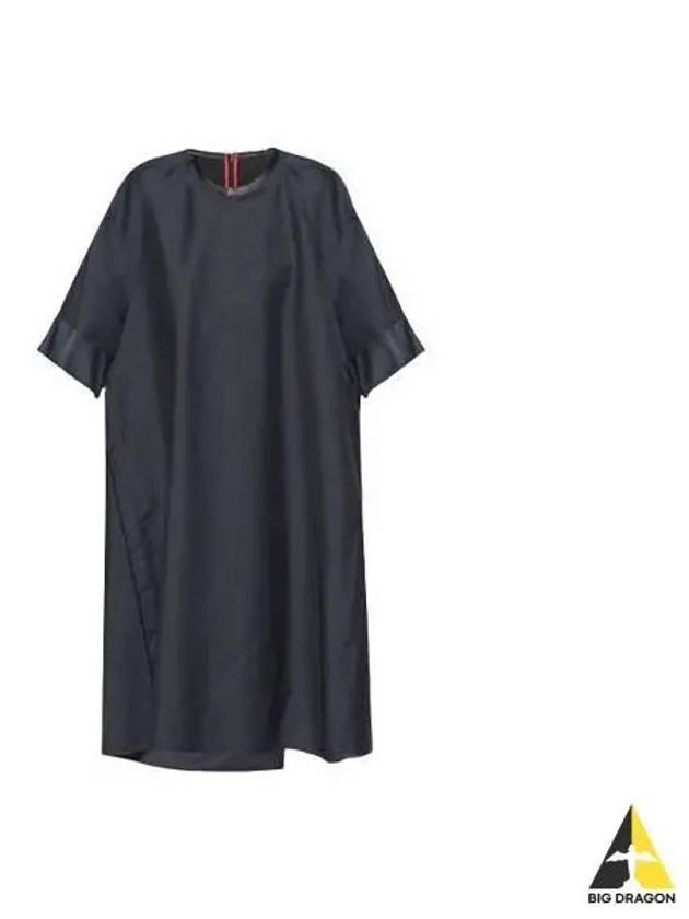 Women s Back Stitch Over Midi Dress Navy SI0CT0004 S52583 - MAISON MARGIELA - BALAAN 1