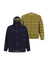 Heritage Detachable Hunting Goose Down Jacket Navy Olive - OFFGRID - BALAAN 1