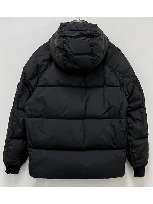 Kids Wappen Patch Hooded Padding Black - STONE ISLAND - BALAAN 3