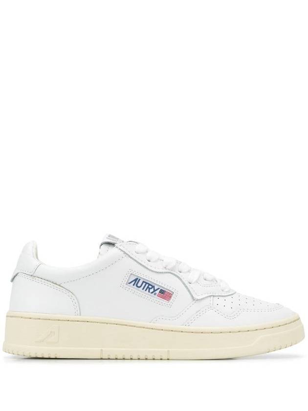 Medalist Leather Low Top Sneakers White - AUTRY - BALAAN 4