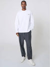 AU42PT08 Snug baggy pants melange gray - ATHPLATFORM - BALAAN 5