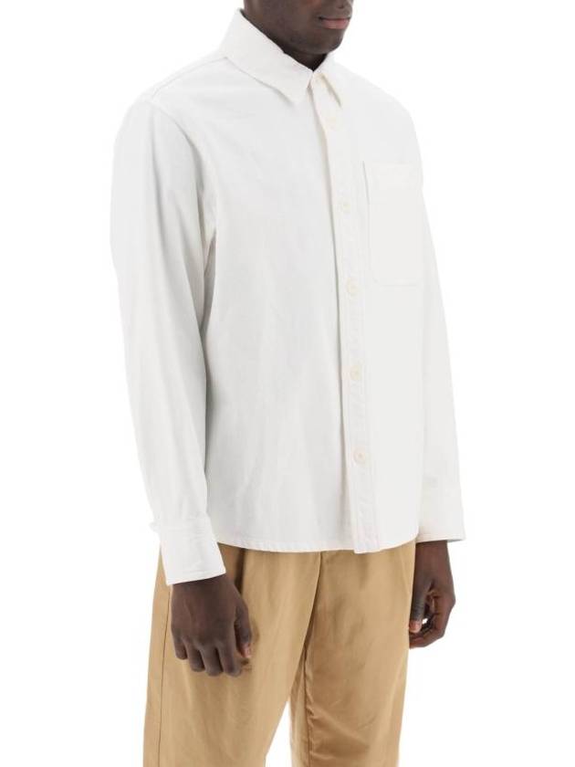 Basile Brodee Long Sleeve Shirt White - A.P.C. - BALAAN 3