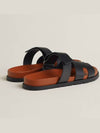 Chypre Calfskin Sandals Black - HERMES - BALAAN 5