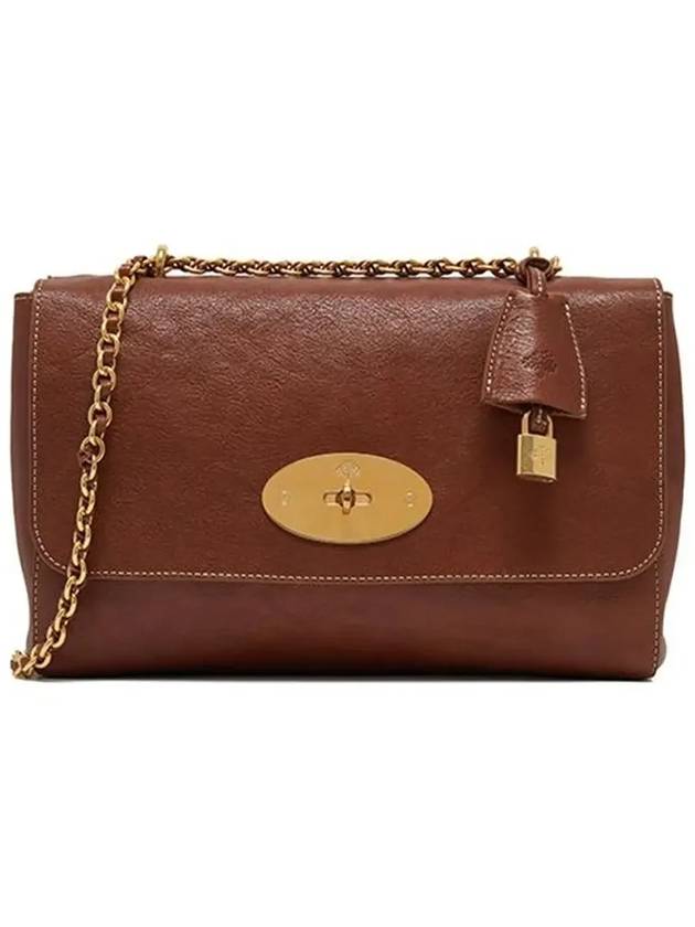 Lily Classic Natural Veggie Chain Medium Cross Bag Oak - MULBERRY - BALAAN 5