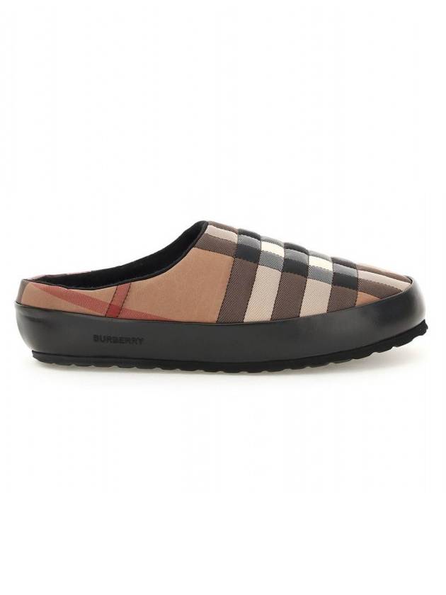 House checked flat sandals - BURBERRY - BALAAN.