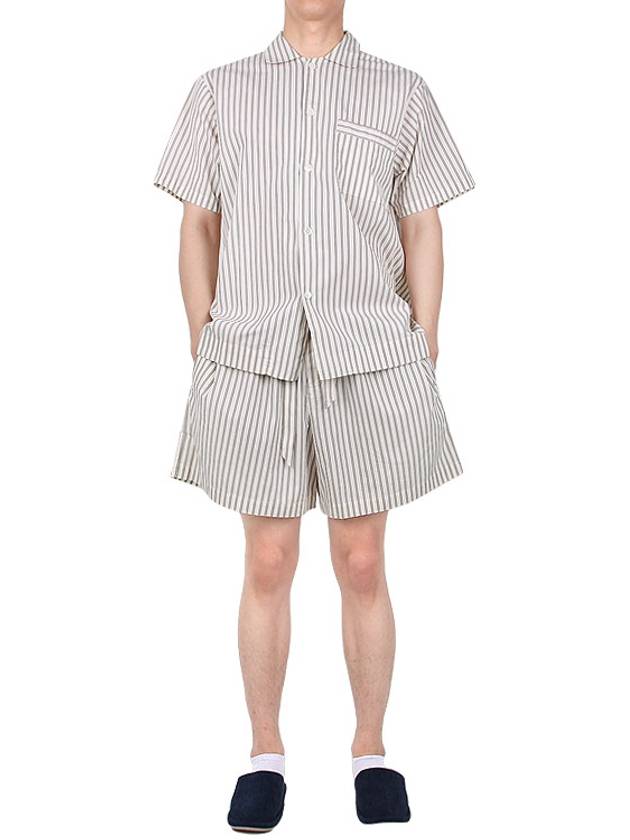 Poplin Striped Pajama Short Pants - TEKLA - BALAAN 6