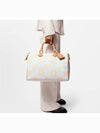 Speedy 40 Bandouliere Duffel Bag White - LOUIS VUITTON - BALAAN 7