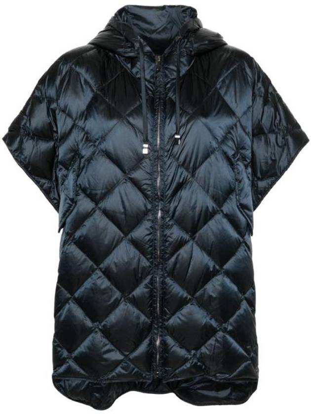 Treman Quilted Cape Navy - MAX MARA - BALAAN 1