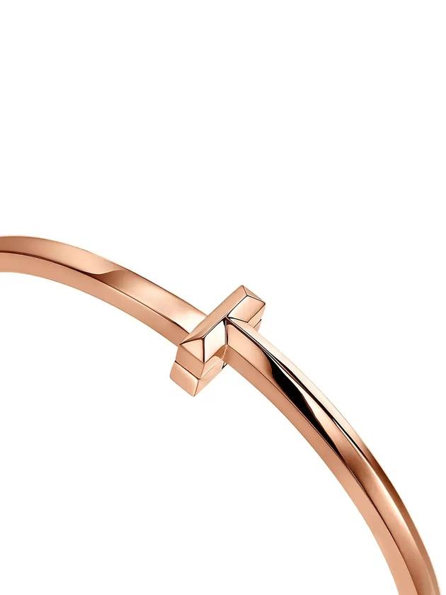 Tiffany T T1 narrow hinged bangle rose gold 67794346 68489210 - TIFFANY & CO. - BALAAN 5