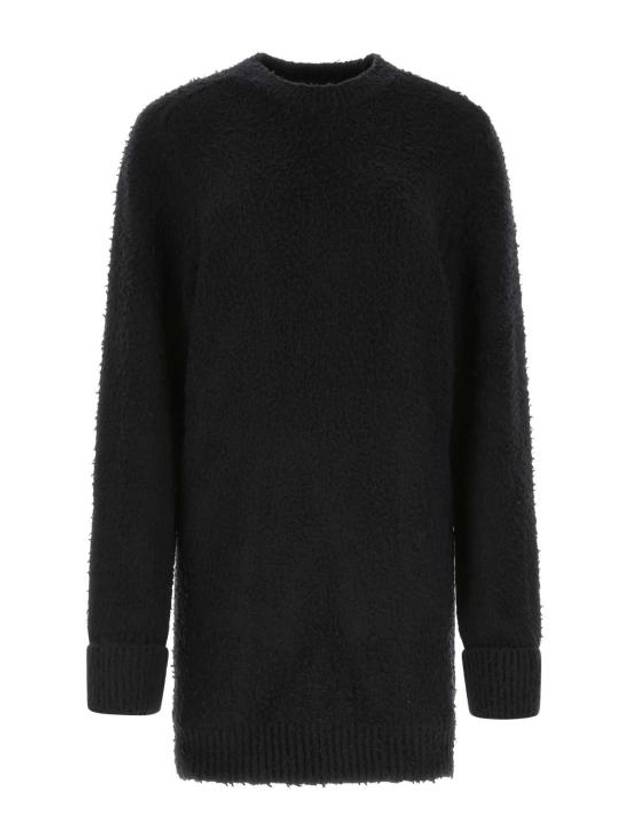 Women's Fur Effect Knit Top Black - MAISON MARGIELA - BALAAN 2