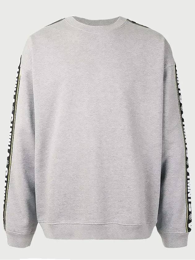 Tape Logo Sweatshirt Grey - VETEMENTS - BALAAN 4