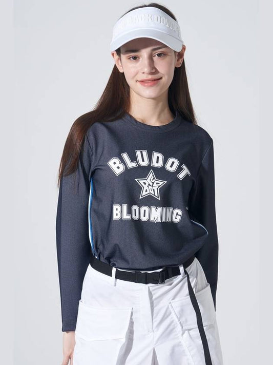 Graphic print long sleeve t-shirtNY - BLUDOT - BALAAN 1