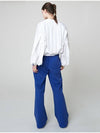 AU41PT06 Flared sweatpantsblue - ATHPLATFORM - BALAAN 7