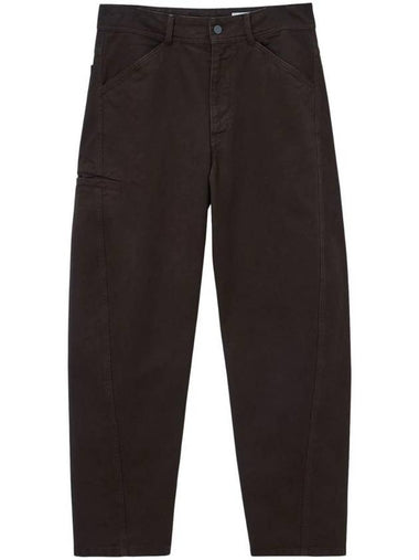 Twisted Workwear Straight Pants Espresso - LEMAIRE - BALAAN 1