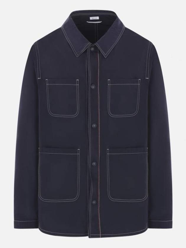 Tech Utility Jacket Navy - THOM BROWNE - BALAAN 2