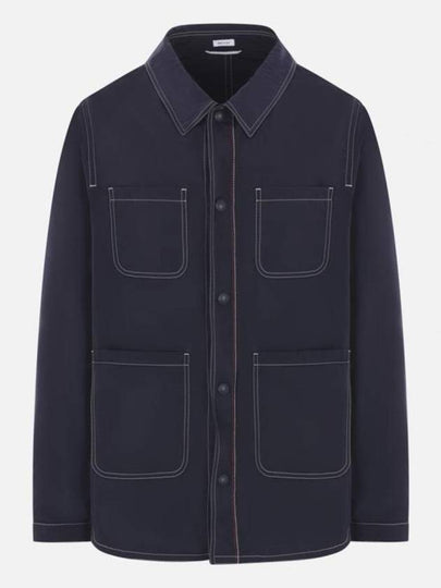 Tech Utility Jacket Navy - THOM BROWNE - BALAAN 2