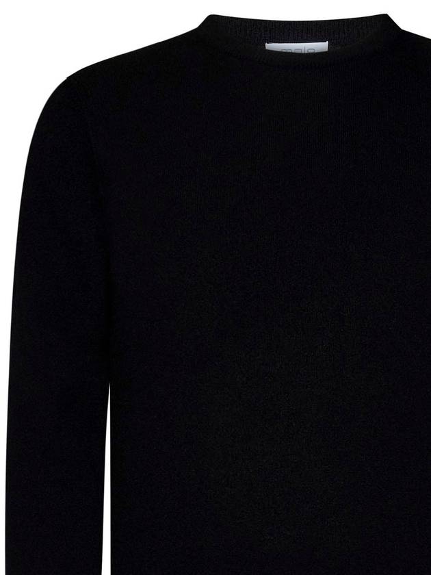 Malo Black Cashmere Jumper - MALO - BALAAN 7