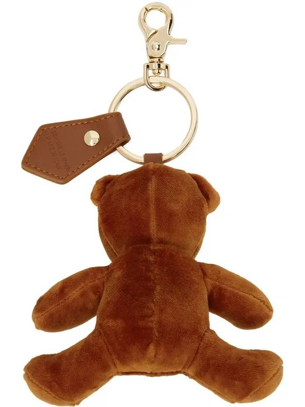 Embroidered Logo Teddy Bear Keyholder Brown - VIVIENNE WESTWOOD - BALAAN 4