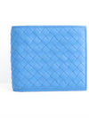 Intrecciato Half Wallet Blue - BOTTEGA VENETA - BALAAN 3