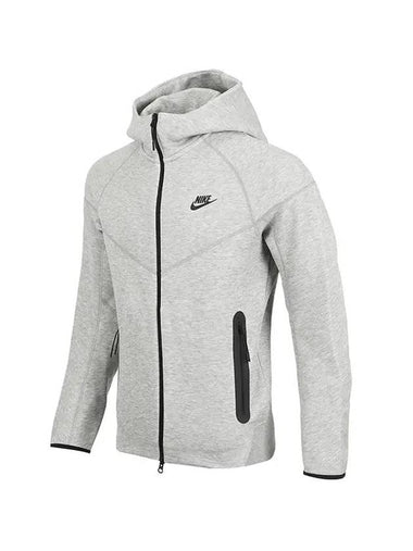 Sportswear Tech Fleece Zip-Up Hoodie Grey Heather - NIKE - BALAAN 1