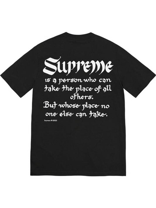 Person TShirt Black - SUPREME - BALAAN 1