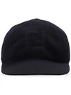 Knit Ball Cap Black - FENDI - BALAAN 1