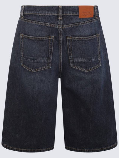 Alexander McQueen Blue Denim Bermuda - ALEXANDER MCQUEEN - BALAAN 2