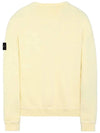 Wappen Patch Round Sweatshirt Lemon Yellow - STONE ISLAND - BALAAN 4