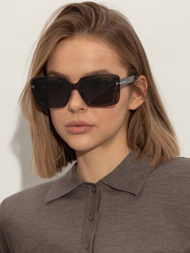 Eyewear Rectangular Sunglasses Gray - TOM FORD - BALAAN 3