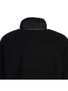 Y Project Men's Fleece Zipup Jacket JACK103S25 BLACK OFF WHITE - Y/PROJECT - BALAAN 6