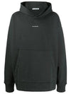 Logo Print Oversized Fit Hoodie Black - ACNE STUDIOS - BALAAN 2