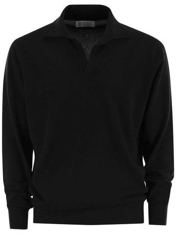 Cashmere polo neck sweater - BRUNELLO CUCINELLI - BALAAN 1