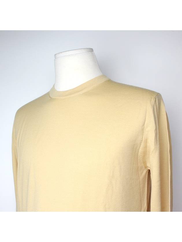 Pure wool vanilla men s knit top 90 - HERMES - BALAAN 4