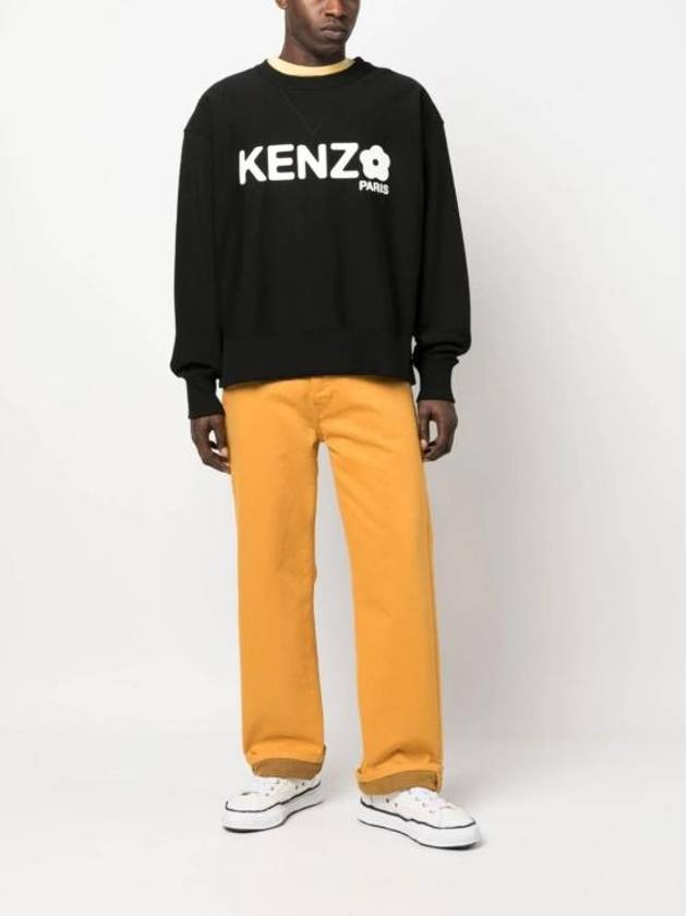 Bokeh Flower 2 0 Sweatshirt Black - KENZO - BALAAN 3