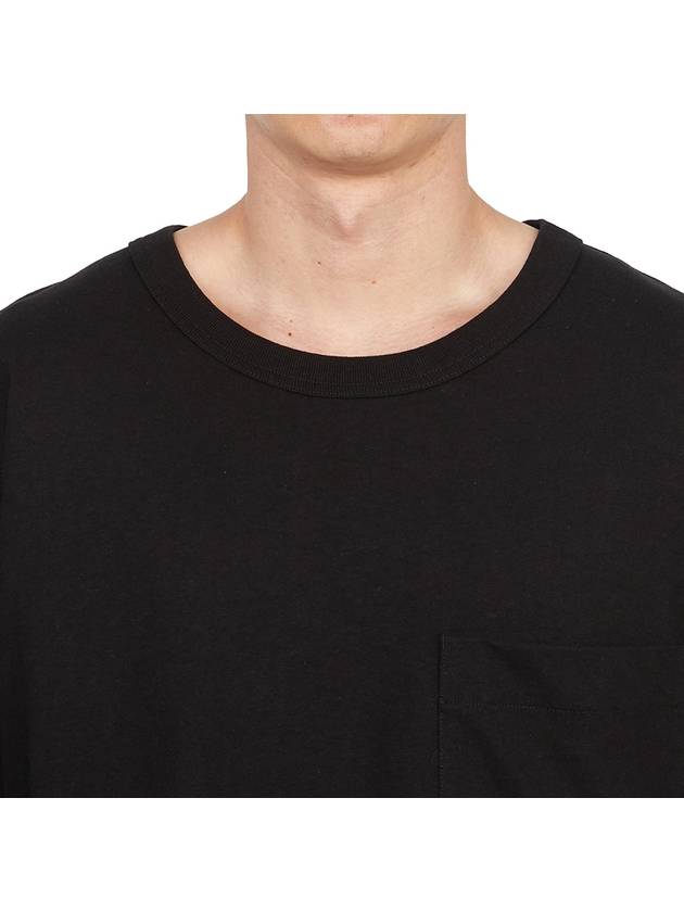 Boxy Short Sleeve T-Shirt Black - LEMAIRE - BALAAN 6