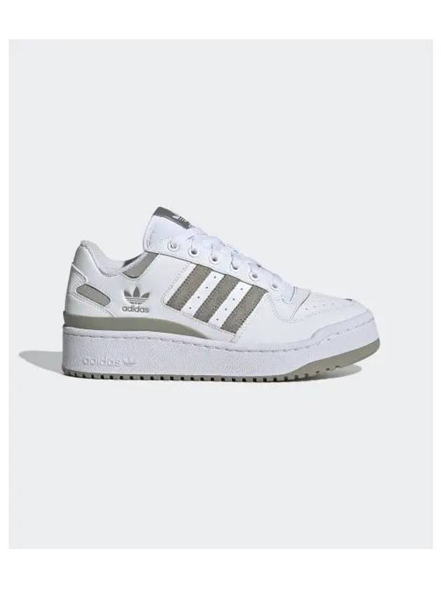 Forum Bold Stripe Low Top Sneakers Silver Cloud White - ADIDAS - BALAAN 2