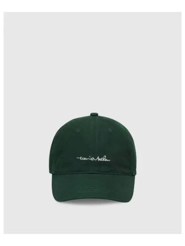 TRAVISMATHEW Unisex Signature Logo Cap Green - TRAVIS SCOTT - BALAAN 1