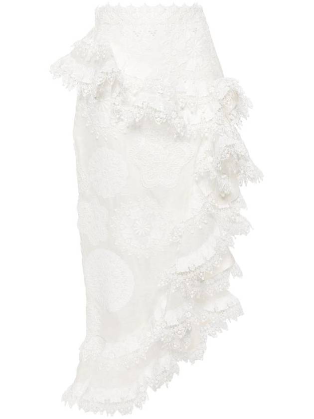 n Matchmaker Doily midi skirt 9307SMAT - ZIMMERMANN - BALAAN 1