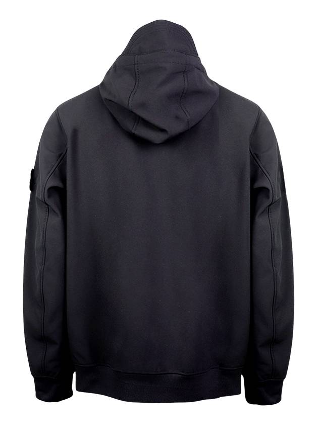 Soft Shell RE Dye Technology Hooded Jacket Black - STONE ISLAND - BALAAN 3