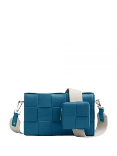 Cassette Versatil Strap Cross Bag Blue - BOTTEGA VENETA - BALAAN 2