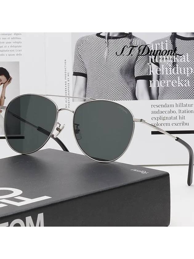 Eyewear Round Sunglasses Silver - S.T. DUPONT - BALAAN 4