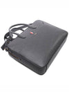 Pebble Grain Leather Brief Case Grey - THOM BROWNE - BALAAN 6