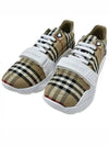 Vintage Check Suede Leather Sneakers Archive Beige - BURBERRY - BALAAN 2
