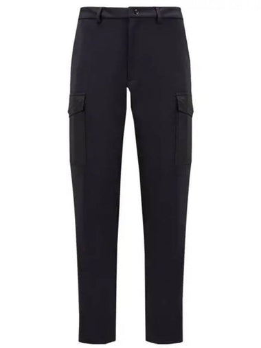 2A00032 89A2H 999 Logo patch straight pants 1013917 - MONCLER - BALAAN 1