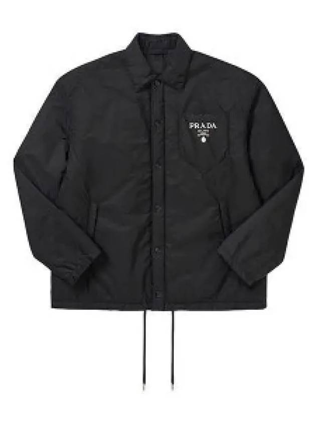 Re-Nylon Blouson Hooded Jacket Black - PRADA - BALAAN 2